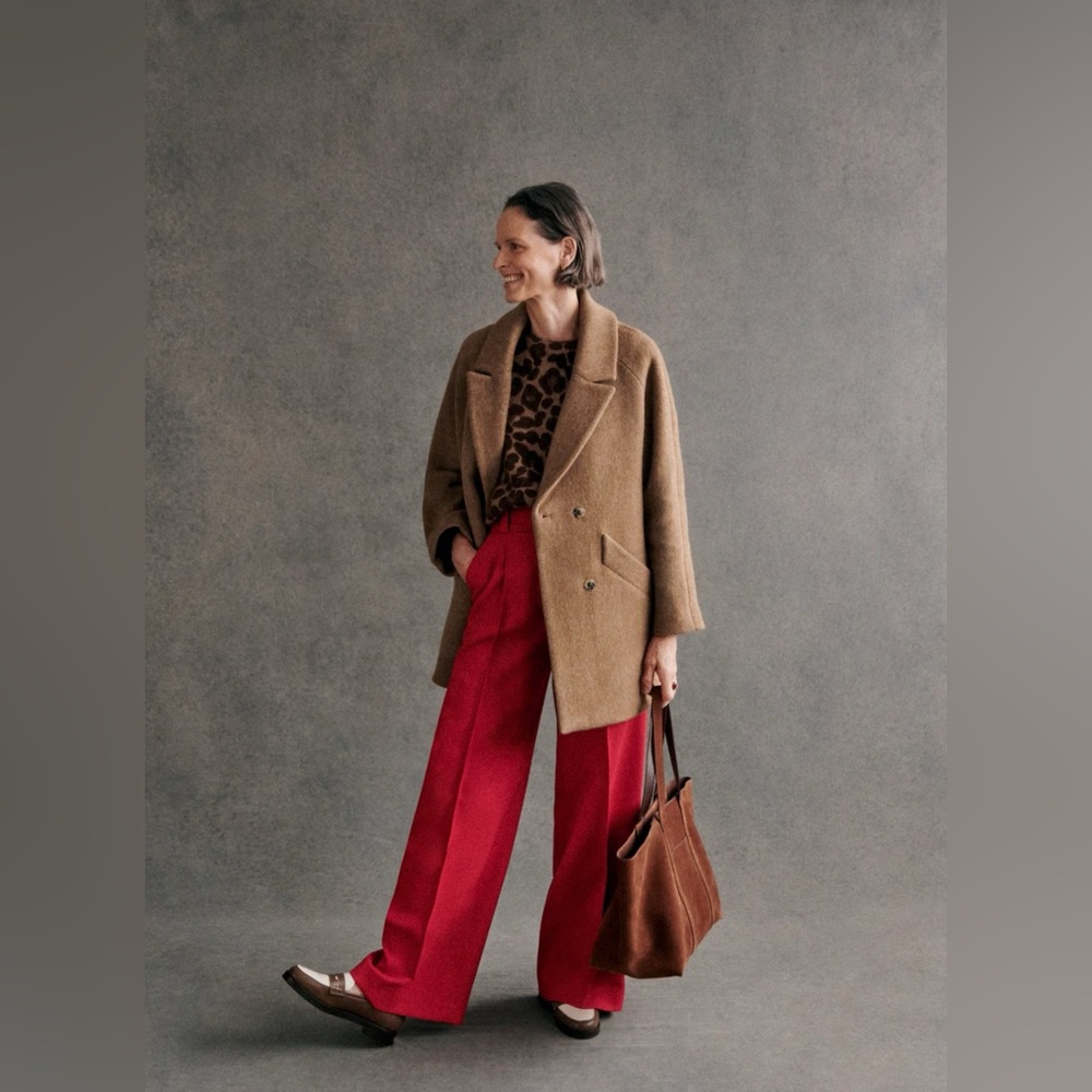 Sezane Leopard Gio Jumper - Picture 3 of 11